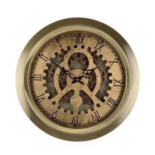 Foto 3 | Foto 3 | Reloj De Pared Benzara Reny 46 Cm Con Diseño De Engranaje Redondo Romano - Venta Internacional.