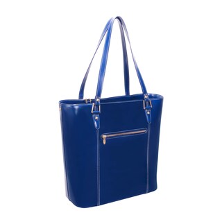 Foto 2 | Foto 2 | Bolso Mcklein Cristina Leather Para Mujer Color Azul Marino - Venta Internacional.