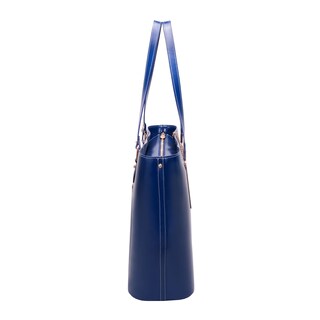Foto 3 | Foto 3 | Bolso Mcklein Cristina Leather Para Mujer Color Azul Marino - Venta Internacional.