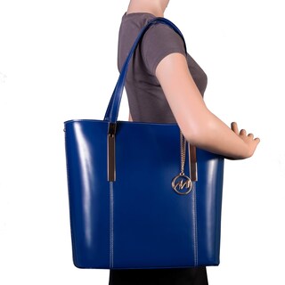 Foto 4 | Foto 4 | Bolso Mcklein Cristina Leather Para Mujer Color Azul Marino - Venta Internacional.