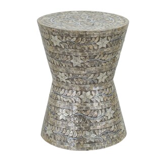 Foto 1 | Foto 1 | Taburete De Mesa Accent Benzara De 19 Pulgadas Con Diseño De Estrella Gris - Venta Internacional.