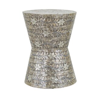 Foto 2 | Foto 2 | Taburete De Mesa Accent Benzara De 19 Pulgadas Con Diseño De Estrella Gris - Venta Internacional.