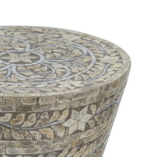 Foto 3 | Foto 3 | Taburete De Mesa Accent Benzara De 19 Pulgadas Con Diseño De Estrella Gris - Venta Internacional.