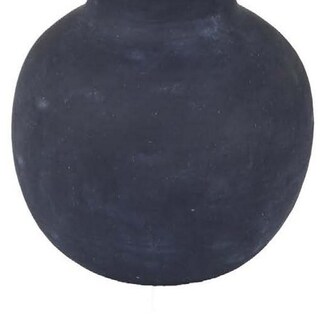 Foto 4 | Foto 4 | Jarrón Benzara Enya 3d Con Punta Cuello Estrecho Cerámica Negra 38 Cm - Venta Internacional.