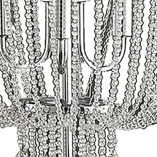 Foto 3 | Foto 3 | Lámpara Benzara Bm308932 27'' Crystal Metal Chrome - Venta Internacional.