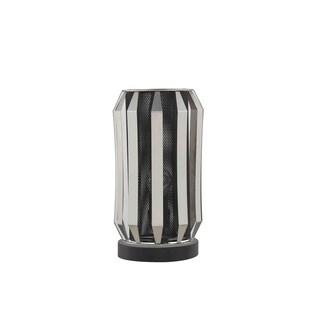 Foto 1 | Foto 1 | Lámpara Benzara Bm309041 - Pantalla Metálica (33 Cm) Color Negro Y Gris - Venta Internacional.