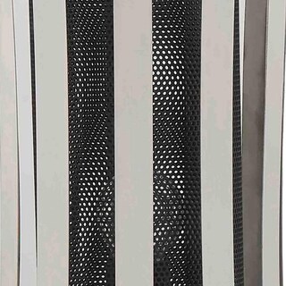 Foto 2 | Foto 2 | Lámpara Benzara Bm309041 - Pantalla Metálica (33 Cm) Color Negro Y Gris - Venta Internacional.