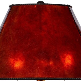 Foto 2 | Foto 2 | Lámpara De Mesa Benzara Bm295986 51 Cm Pantalla De Mica Color Ámbar - Venta Internacional.