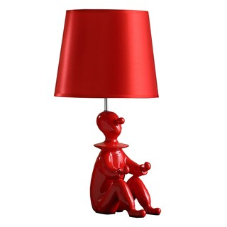 Foto 1 | Foto 1 | Lamp Benzara Bm231809 - Lámpara De Mesa Con Base De Payaso Rojo - Venta Internacional.