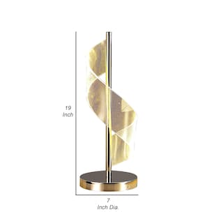 Foto 5 | Foto 5 | Lámpara Led Benzara Bm308912 48 Cm Melly Acrílico Plateado Níquel - Venta Internacional.