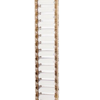 Foto 3 | Foto 3 | Lámpara Led Benzara Bm309668 61 Cm Cristal Metálico Latón Envejecido - Venta Internacional.