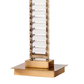 Foto 4 | Foto 4 | Lámpara Led Benzara Bm309668 61 Cm Cristal Metálico Latón Envejecido - Venta Internacional.