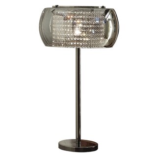 Foto 1 | Foto 1 | Lámpara De Mesa Benzara Bm308986 Con Pantalla De Cristal De 76 Cm - Venta Internacional.