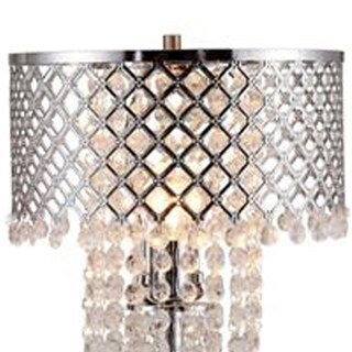 Foto 2 | Foto 2 | Lámpara De Mesa Benzara Denise 74 Cm Pantalla De Malla De Cristal - Venta Internacional.