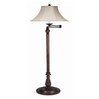 Foto 1 | Foto 1 | Lámpara De Pie Benzara Swing Arm Pantalla De Tela Metálica 157 Cm - Venta Internacional.