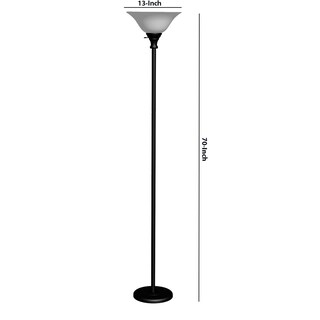 Foto 5 | Foto 5 | Lámpara Benzara Antorcha Metálica De 3 Vías Cristal Esmerilado 178 Cm - Venta Internacional.