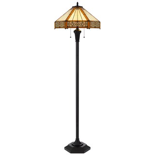 Foto 1 | Foto 1 | Lámpara De Pie Benzara Eli 152 Cm Hexagonal Pantalla Tiffany Doble Luz - Venta Internacional.