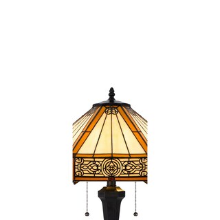 Foto 2 | Foto 2 | Lámpara De Pie Benzara Eli 152 Cm Hexagonal Pantalla Tiffany Doble Luz - Venta Internacional.