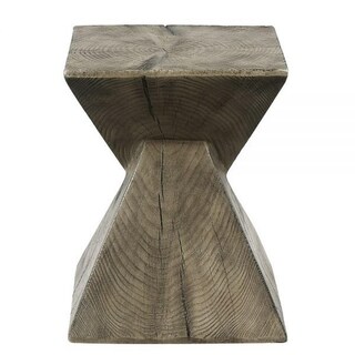 Foto 2 | Foto 2 | Mesa Decorativa Benzara 43 Cm Roble Envejecido En Cemento Marrón - Venta Internacional.