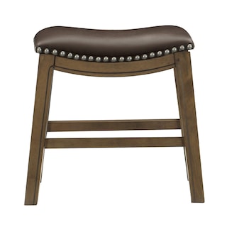 Foto 2 | Foto 2 | Taburete De Comedor Benzara Miel  51 Cm  Piel Sintética  Color Marrón - Venta Internacional.