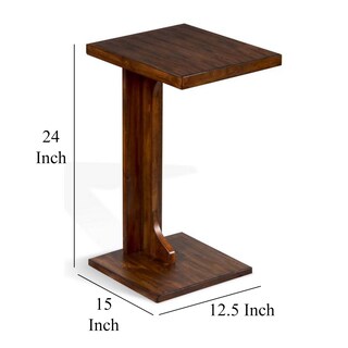 Foto 5 | Foto 5 | Mesa Benzara Reggie Side C 38 X 32 Cm Madera De Caoba - Venta Internacional.