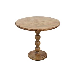 Foto 2 | Foto 2 | Mesa Tup 21 Pulgadas Superficie Redonda Madera De Mango Marrón Natural - Venta Internacional.