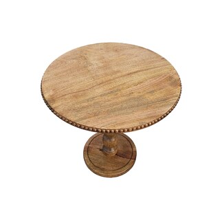 Foto 3 | Foto 3 | Mesa Tup 21 Pulgadas Superficie Redonda Madera De Mango Marrón Natural - Venta Internacional.