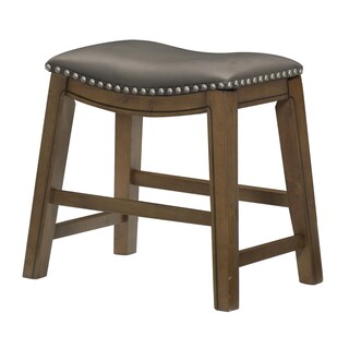 Foto 3 | Foto 3 | Taburete De Comedor Benzara Bm314431 De Piel Sintética Y Madera Maciza - Venta Internacional.