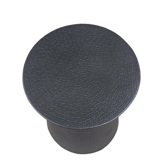 Foto 4 | Foto 4 | Mesa Auxiliar Tup Josi Redonda De 53 Cm De Aluminio Negro Mate - Venta Internacional.