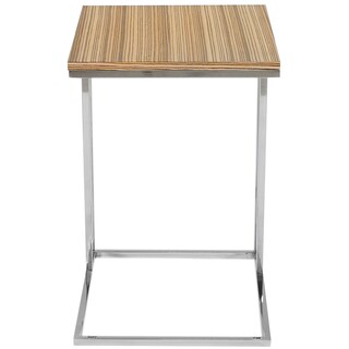 Foto 2 | Foto 2 | Mesa Auxiliar Benzara Zen De 58 Cm Con Bandeja Rectangular Con Marco En C - Venta Internacional.