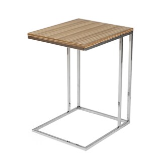 Foto 3 | Foto 3 | Mesa Auxiliar Benzara Zen De 58 Cm Con Bandeja Rectangular Con Marco En C - Venta Internacional.