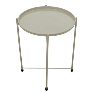 Foto 3 | Foto 3 | Mesa Auxiliar The Urban Port 45 Cm Plegable Color Beige - Venta Internacional.