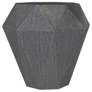 Foto 1 | Foto 1 | Mesa Auxiliar Benzara Cinti Geométrica De Madera De Mango Gris 50cm - Venta Internacional.