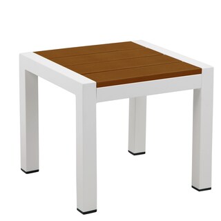 Foto 1 | Foto 1 | Mesa Auxiliar Benzara Josh  46 X 41 X 41 Cm  Tablones Marrones - Venta Internacional.