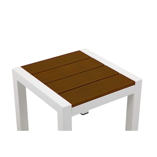 Foto 2 | Foto 2 | Mesa Auxiliar Benzara Josh 46 X 41 X 41 Cm Tablones Marrones - Venta Internacional.