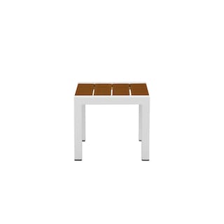 Foto 3 | Foto 3 | Mesa Auxiliar Benzara Josh 46 X 41 X 41 Cm Tablones Marrones - Venta Internacional.