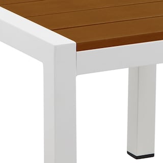 Foto 4 | Foto 4 | Mesa Auxiliar Benzara Josh 46 X 41 X 41 Cm Tablones Marrones - Venta Internacional.