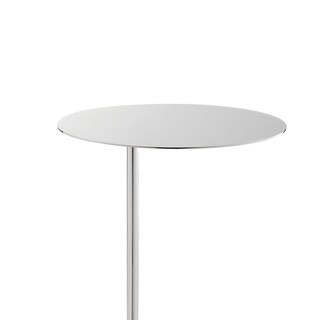 Foto 3 | Foto 3 | Mesa Auxiliar Benzara Frank Con Tapa Ovalada De Acero De 53 Cm De Altura - Venta Internacional.