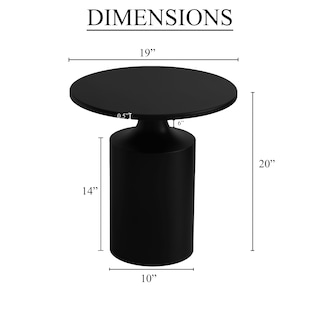 Foto 7 | Foto 7 | Mesa The Urban Port Zoe  51 Cm  Moderna  Redonda  De Hierro - Venta Internacional.