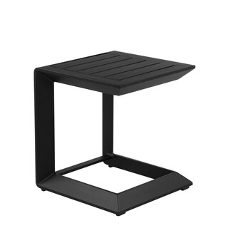 Foto 1 | Foto 1 | Mesa Auxiliar Benzara Kili 51 Cm De Aluminio Negro - Venta Internacional.