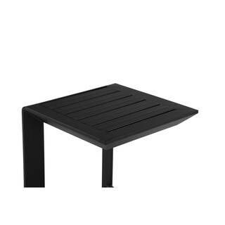 Foto 3 | Foto 3 | Mesa Auxiliar Benzara Kili 51 Cm De Aluminio Negro - Venta Internacional.