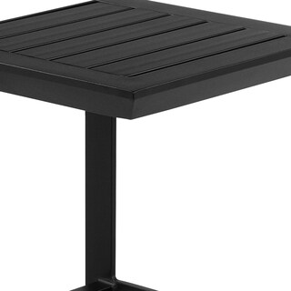 Foto 4 | Foto 4 | Mesa Auxiliar Benzara Kili 51 Cm De Aluminio Negro - Venta Internacional.
