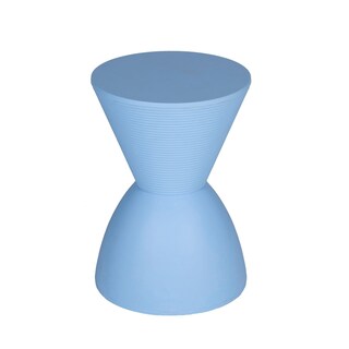 Foto 1 | Foto 1 | Mesa Auxiliar Benzara Hillary Blue 30 X 30 X 43 Cm Para Interiores Y Exteriores - Venta Internacional.