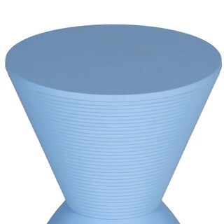 Foto 2 | Foto 2 | Mesa Auxiliar Benzara Hillary Blue 30 X 30 X 43 Cm Para Interiores Y Exteriores - Venta Internacional.