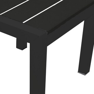 Foto 2 | Foto 2 | Mesa Benzara Josh  Tablones De Poliresina Con Extremo Lateral  46 Cm - Venta Internacional.
