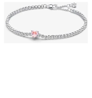 Foto 1 | Foto 1 | Pulsera Xtellar Mujer Plata 925 Con Zirconia Rosa Diseño