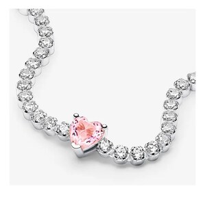 Foto 2 | Foto 2 | Pulsera Xtellar Mujer Plata 925 Con Zirconia Rosa Diseño