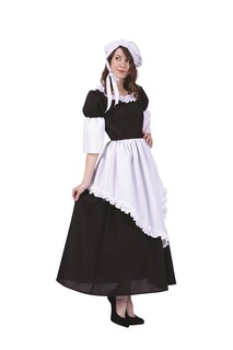 Foto 1 | Foto 1 | Costume Rg Costumes Pilgrim Lady Hattie Para Mujer Color Blanco Y Negro - Venta Internacional.