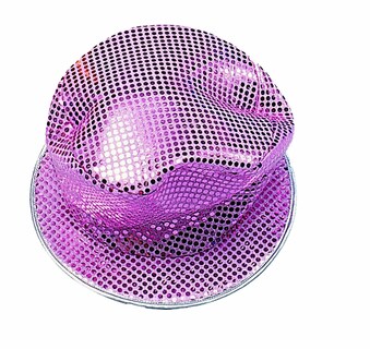 Foto 3 | Foto 3 | Sombrero De Copa Con Lentejuelas Rg Color Azul 28 Cm Talla Única - Venta Internacional.