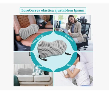 Foto 2 | Foto 2 | Soporte Lumbar Almohada Lumbar De Espuma De Memoria Oficina